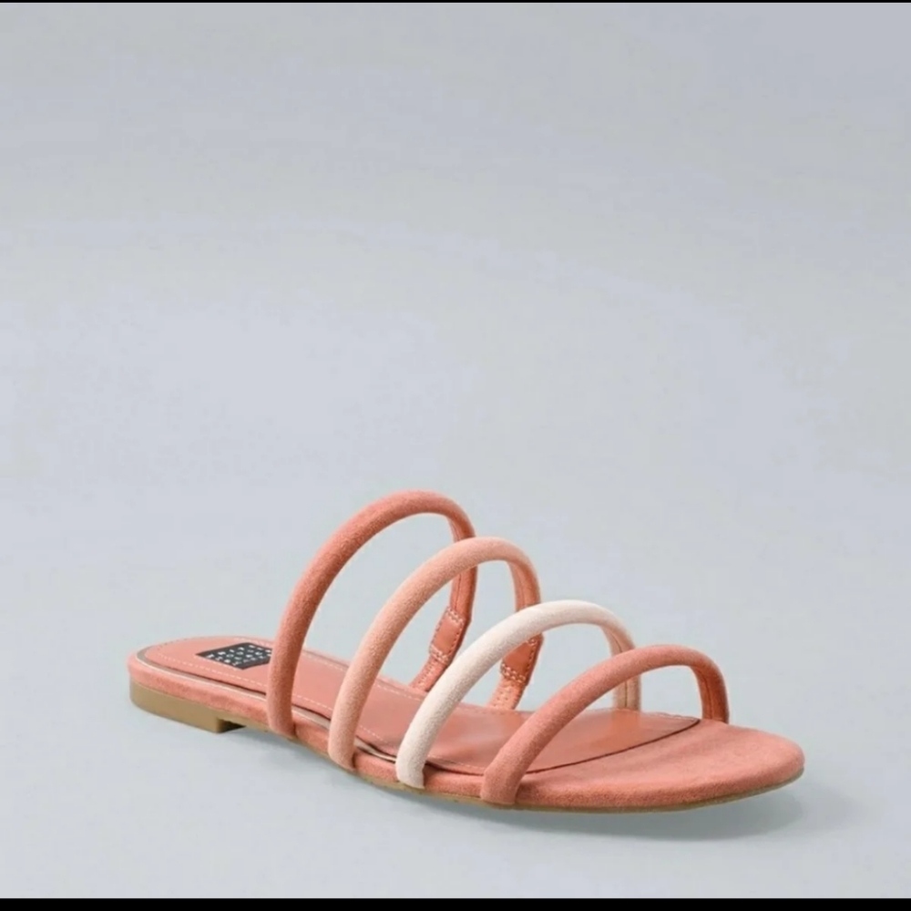 NEW! Black house white black market strappy sandal
